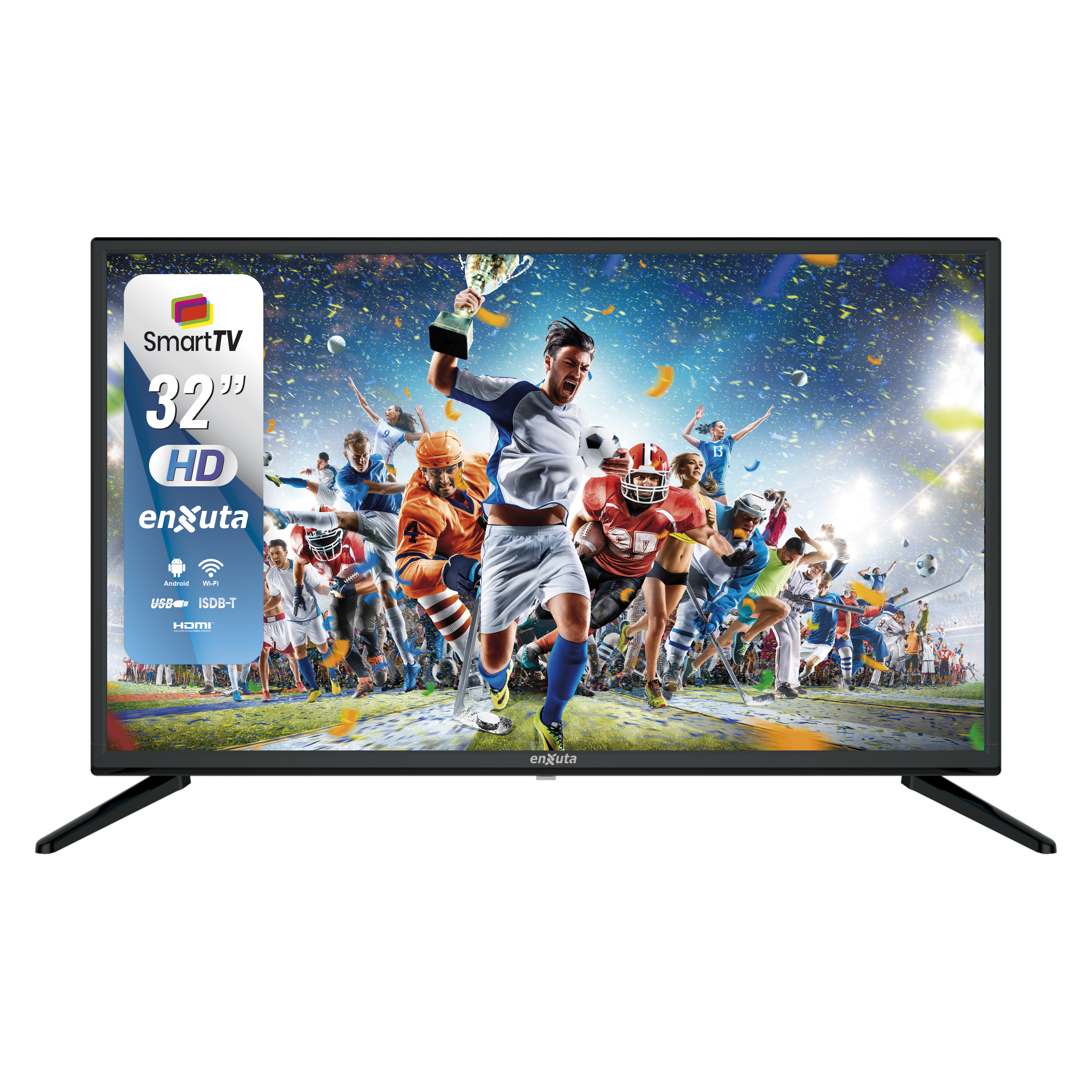 Smart Tv 32″ HD – LEDENX1232SDF2KA – Enxuta – Gelbring